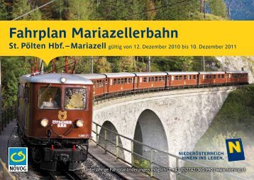 Fahrplan Mariazellerbahn - NÃVOG