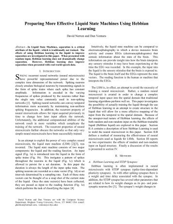 Norton - Neural Networks and Machine Learning Lab - Brigham ...