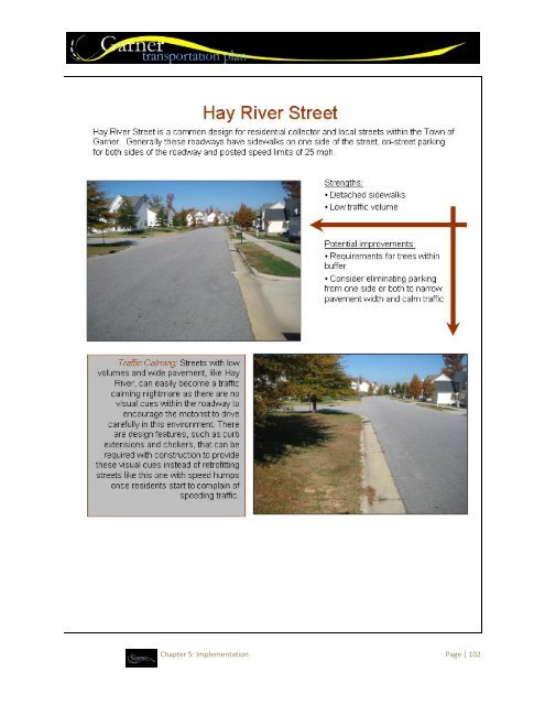 Transportation Plan - Town of Garner