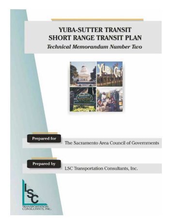 Chapter 2 Service Alternatives - Yuba Sutter Transit