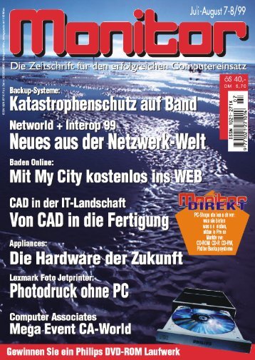 Die komplette MONITOR-Ausgabe 7-8/1999 können