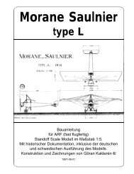 Morane Saulnier type L - K & W Model Airplanes Inc.