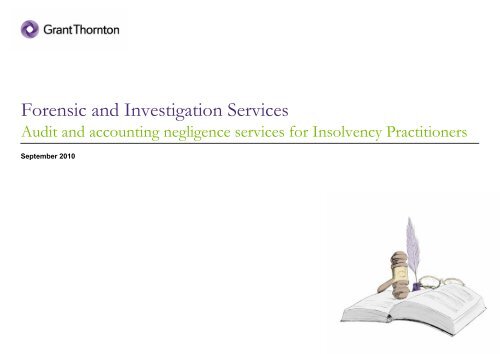 Forensic And Investigation Services - Grant Thornton