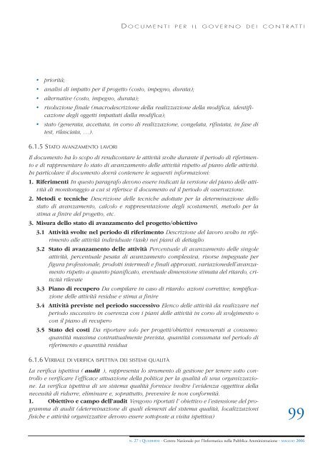 Governo dei Contratti ICT - Archivio CNIPA