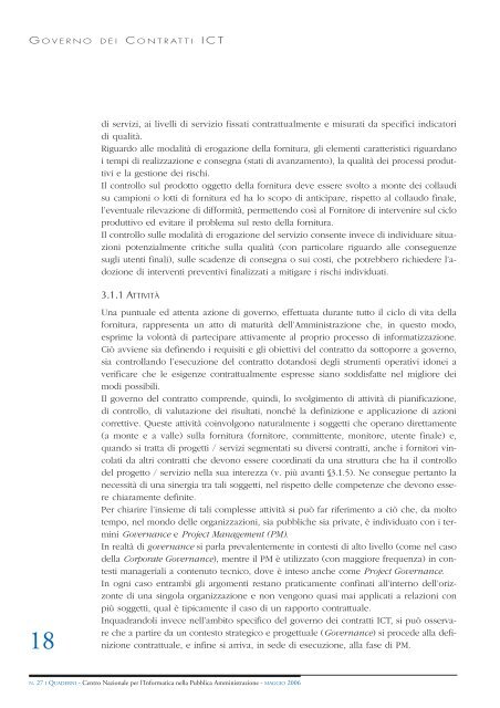 Governo dei Contratti ICT - Archivio CNIPA