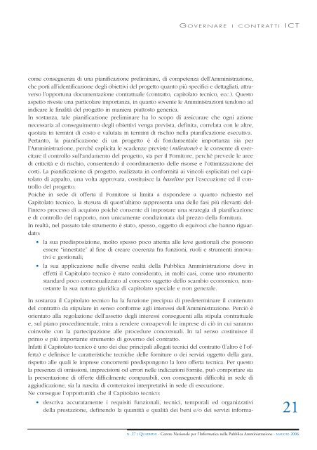 Governo dei Contratti ICT - Archivio CNIPA