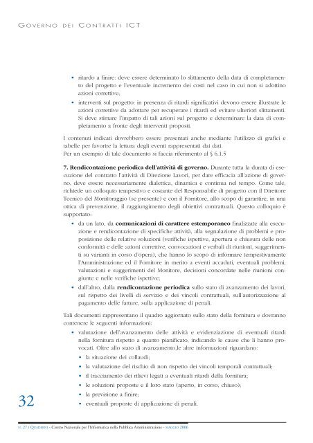 Governo dei Contratti ICT - Archivio CNIPA