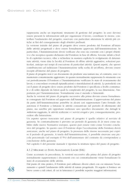 Governo dei Contratti ICT - Archivio CNIPA