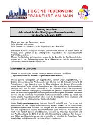 Jahresbericht-Auszug STJFW 2009.pdf - Kreisfeuerwehrverband ...