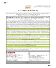 Oswal Agro Mills Limited Oswal Agro Mills Ltd - surya food agro limited moneycontrol com