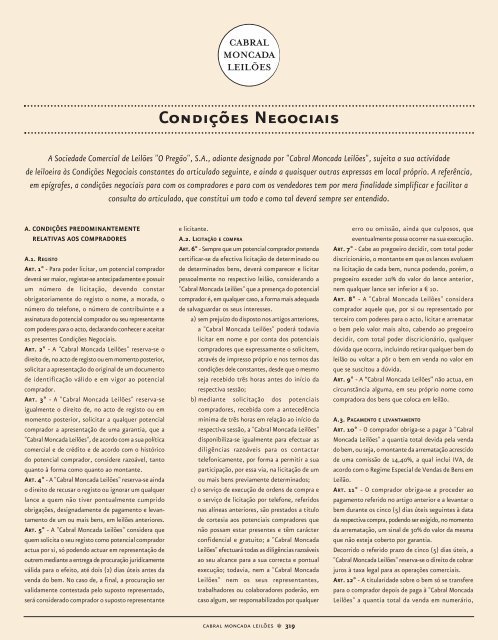 Catálogo - Cabral Moncada Leilões