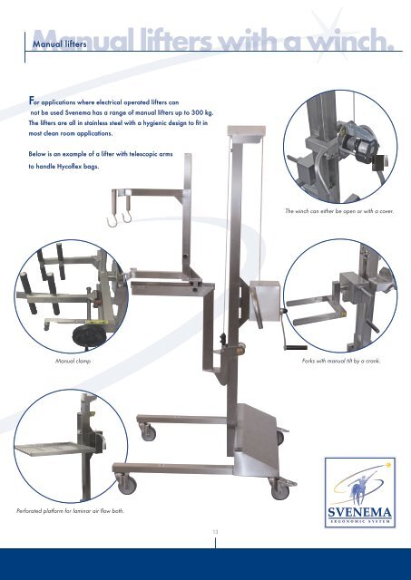 Cleanroom lifters - CapellaScience