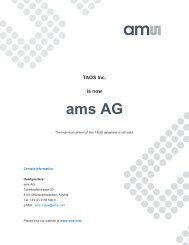 Download Datasheet - ams