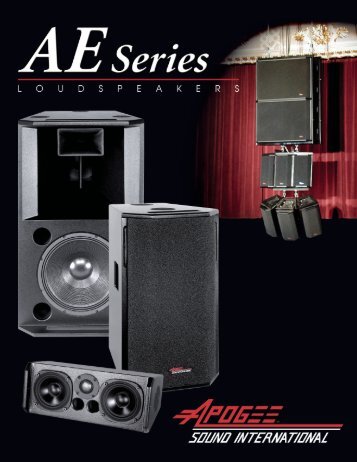 AE-Series Brochure - Apogee Sound