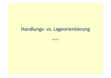 Handlungs- vs. Lageorientierung