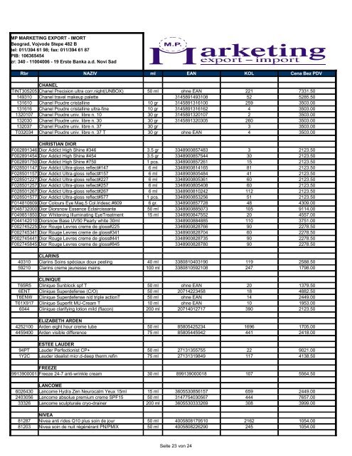 011/394 61 98; fax: 011/394 61 87 PIB: 106365454 zr