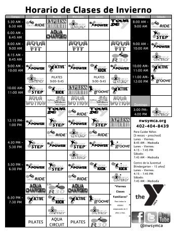 Horario de Clases de Invierno