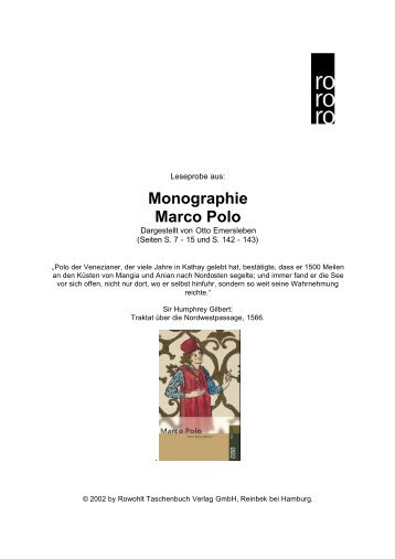 Monographie Marco Polo
