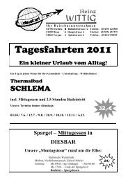 4. Auflage 2011. Auflage 2011 - Sachsentourist Wittig