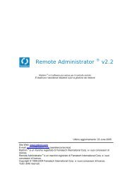 Remote Administrator (Radmin) 2.2 - User Manual - Italian - Famatech