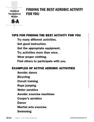 FINDING THE BEST AEROBIC ACTIVITY FOR YOU