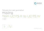 moving from UCITS III to UCITS IV - RBC Investor Services