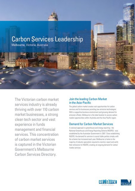 Carbon Market - Invest Victoria