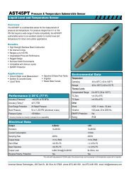 Datasheet w/ Dimensions - American Sensor Technologies