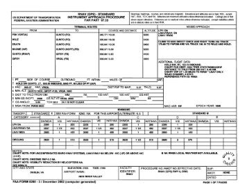 rnav (gps) - standard instrument approach procedure far part 97.33