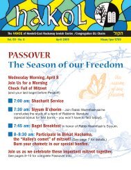 PASSOVER The Season of our Freedom - Hewlett E. Rockaway ...