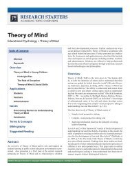 Theory of Mind - Link Autism Leadership
