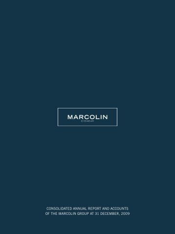 consolidated annual report and accounts of the marcolin group at 31 ...