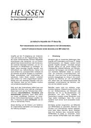 Vorlage - Brief Orginal - Dr. Axel Czarnetzki LL.M.