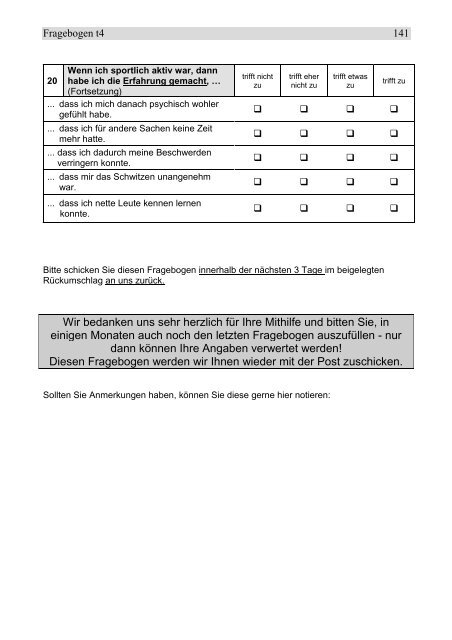 Anhang zum Endbericht - Institut fÃ¼r Sport und Sportwissenschaft