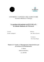 La gestione del paziente nel P.E.I.M.A.F.: la Scheda ... - chittalink