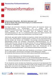 PM zur Unterrichtsversorgung und Sozialindex - Hessen