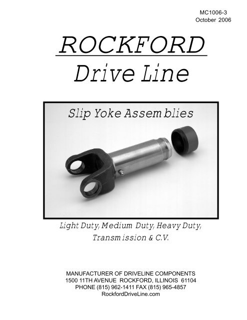 Spicer 2-3-10621KX Slip Yoke Assembly