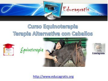 Curso Equinoterapia - Terapia Alternativa con Caballos