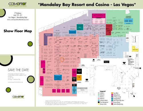 mandalay bay las vegas map