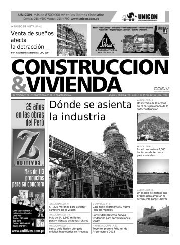 EDICION 223.indd - CONSTRUCCION Y VIVIENDA