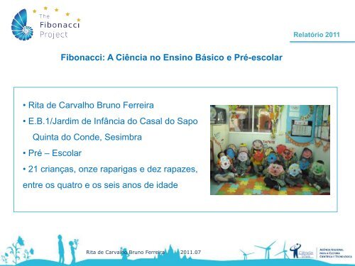 Fibonacci: A CiÃªncia no Ensino BÃ¡sico e PrÃ©-escolar ... - CiÃªncia Viva