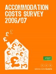 Accommodation Costs Survey 2006 07