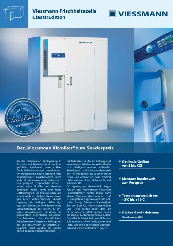 Viessmann Frischhaltezelle ClassicEdition