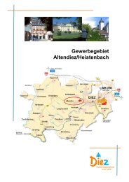 Gewerbegebiet Altendiez/Heistenbach - Verbandsgemeinde Diez