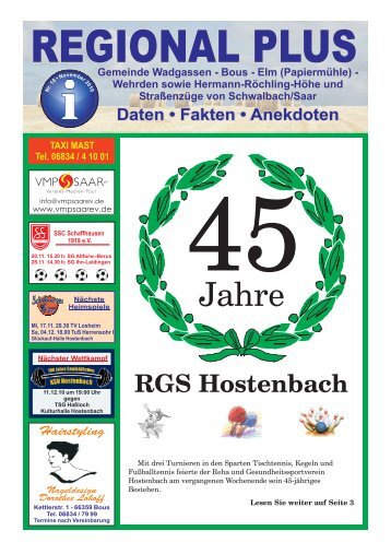 RGS Hostenbach - Moritz und  Beine GbR