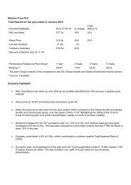 2010 Final RNS _2 - Alliance Trust