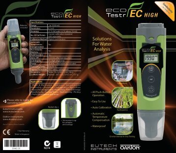 EcoTestr EC High - Eutech