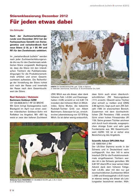 bulletin - Swissherdbook