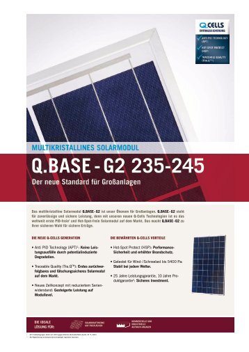 Q.BASE - G2 235-245 - SAT Solar
