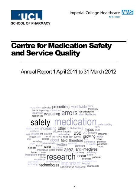 Annual Report 2012 - Imperial College Faculty of Medicine ...